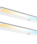 22 Inch Under Cabinet Lighting You Can Hardwire Or Plug In Five Color Temperatures From 2700K To 5000K 13W 920 Lumens Dimmable