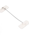 360 Degree Rotatable Childproof Window Lock With Non Mark Adhesive, Easy Install Safety Lock for cabinets, fridges, and drawers, white
