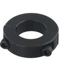 Top Grade Black Steel Two Piece Shaft Collar Clamp With Recessed Screws Perfect For 30mm Bore on white background