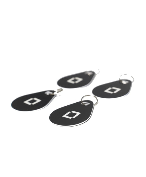 Key Fobs Four Pack NFC Enabled for Level Lock Plus Smart Locks Grey, Phone Free Access, Reprogrammable Card Set