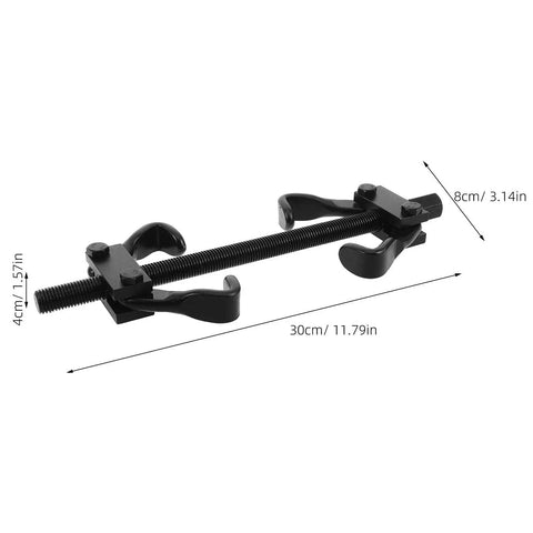 Heavy Duty Steel Coil Spring Compressor Tool Kit For Auto Suspension Repairs Front Spring Removal And Shock Absorber Strut Tool With Locking Pins Durable Safe For Universal Car Fit, 30cm