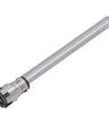 Ultra Tough Carbide Router Collet Chuck C12 ER11M 100L Precision Milling Holder With Straight Shank for CNC Lathes showing a silver collet.