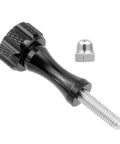 4 Pack Aluminum Alloy Thumb Screws For Action Cameras Including Hero 11 10 9 8 7 6 5 4 3 Plus Insta360 One X3 X2 X RS R GO 2 And DJI Osmo Action 2 3 Standard Mounts Black Rugged CNC Machined Rustproof