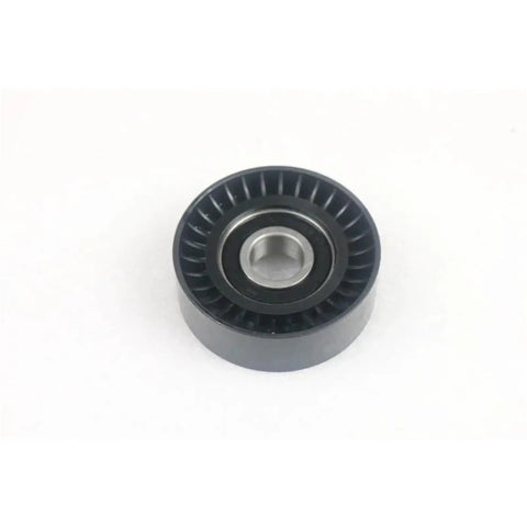 Premium Tensioner Pulley V Belt Kit Fits Benz A-Class W169 W245 Models Like The A180 And A200 With 2.0L Engine Ensuring Smooth Rides No More Annoising Slipping or Strange Noise. black pulley bearing close-up