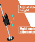 Adjustable Ladder Leveler Stabilizer Set 2 Pack For Extension Ladders Up To 650 Lbs Non Slip Silicone Feet Universal Fit