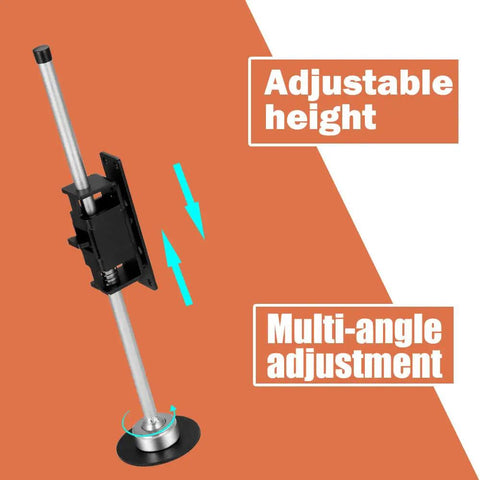 Adjustable Ladder Leveler Stabilizer Set 2 Pack For Extension Ladders Up To 650 Lbs Non Slip Silicone Feet Universal Fit