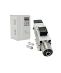 Professional 4.5KW Square ATC Spindle Air Cooled CNC Kit With 5.5KW VFD Inverter, includes stainless cutting head and control unit.