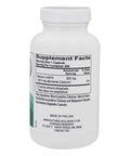 Back label view of Calcium 2-AEP Veggie Caps 62 Mg Elemental Calcium Per Capsule 200 Count Vegetarian Calcium Supplement For Bone Support Made In USA Advanced Research Formula