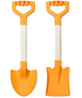 20 Inch Kid Friendly Beach Shovels Set Heavy Duty Plastic Sand Scoops Spades For Beach Sandbox Snow Garden Digging Fun 2 Pack