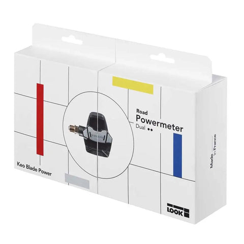 Packaging of Keo Blade Power Dual 12Nm Power Meter Pedals With Dual Transducers For Accurate Road Cycling Data Lightweight Clipless Pedals