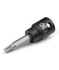3/8-Inch Drive Torx Impact Bit Socket T30 with Precision Geometry and Two-Piece Design for Heavy-Duty High-Performance Fastening