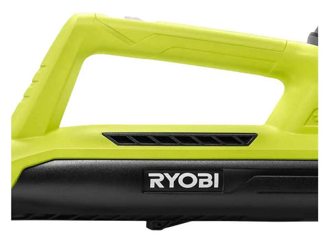 Side view of handle on the One Plus 90 MPH 200 CFM Cordless Leaf Blower With 18V Lithium Ion Battery And Charger Included