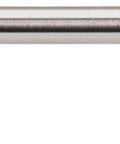 Front view of Princetonian Bar Pull In Brushed Satin Nickel Finish For Contemporary Cabinet Hardware, 5-1/16 Inch Center To Center