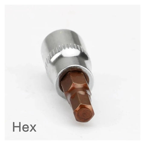 Cool 21 Piece Torx Star Bit Socket Kit With Hex Ratchet Wrench For Tightening Bolts That Are Rusty Or Stubborn Perfect For Narrow Spaces And Heavy Duty Auto Repair Jobs Without Any Bending Crack Issues, hex bit socket