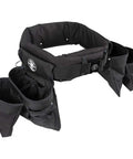 Electrician's Padded Tool Belt And Pouch Combo, 11-Pocket 4-Piece Set With 8-Pocket Pouch, 3-Pocket Pouch, Hammer Holder, Large Cordura Belt