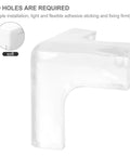 Close-up of Eight Pack Silicone Corner Protectors for Furniture and Desks Easy Peel and Stick No Drilling Needed Ultra Thin Stylish Design