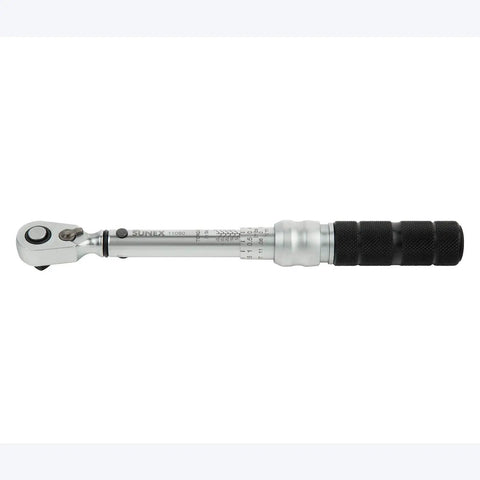 Quarter Inch Drive 60 Tooth Torque Wrench With 10 To 50 Inch Pounds, Audible Click And Impulse Feedback shown on a white background
