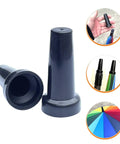 Dead Simple Umbrella Tip Caps 2 Pack Replacement Top Covers For Patio Umbrellas tough black plastic caps for outdoor use.