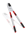 Heavy Duty Extendable Loppers With Telescopic 28 To 41 Inch Reach Double Ratcheting Anvil Branch Cutter For Thick Branches