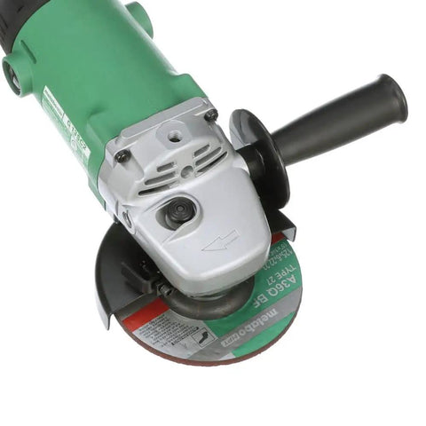 5 Inch Angle Grinder With 11 Amp Dust Resistant Motor, Trigger Lock On, 10,000 RPM, Includes Side Handle and Guard