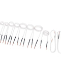 Heavy Duty Flexible Induction Heater Coil Kit 2.5mm Brass High Temp Removal Tool Set showing multiple insulated coils for auto gear pulling.