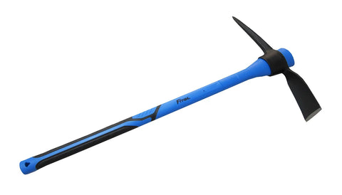 35 Inch Forged Heavy Duty Adze Pick Mighty Pickaxe Mattock Tool With Beveled Edge And Fiberglass Handle for rugged digging