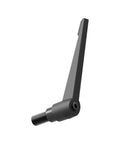 Side view of 2 Pack M8 x 40mm Clamping Lever Handles With Adjustable Clamping Force And Quick Release Locking Rotating Screw Bolt Stud, 58mm Lever Length, 4mm Hex Socket, Suitable For Lathe Machinery, Black.