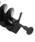 Close-up of 20mm Post Hole Digger Attachment With Manganese Steel Build, 10cm Blade Diameter, Lightweight and Portable