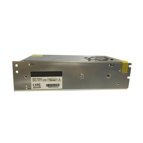 12V 25A 300W DC Regulated Power Supply For 3D Printers And Industrial Control Gear LED Switching Power Supply side view, metal case