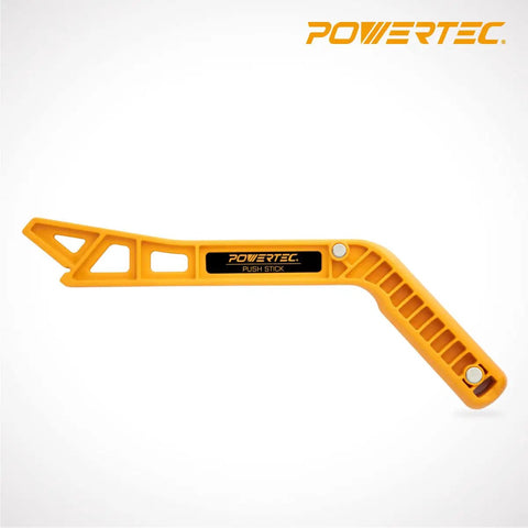 Heavy Duty Magnetic Push Stick For Table Saws Router Tables And Jointers With Dual Ergonomic Handles, 11.5 inch yellow design.