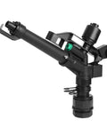 No Fuss Plastic Garden Sprinkler With 1.5 To 1 Inch Female Thread, All In One Lawn Irrigation System With Accessories