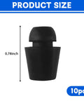 Heavy Duty Rubber Door Damper Buffer Pads For Cars Slam Silencer Bumper Cushions shown in 0.78-inch size for easy installation.