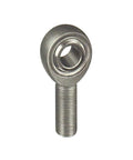 AB Series 3/8 Bore Left Hand Male Rod End With PTFE Liner Spherical Bearing for precision machinery, steel zinc oxide finish
