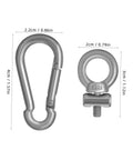 Four Piece Stainless Steel Awning Rail Stopper Eye Bolt Kit For Kayaks Motorhomes And Tents With Eyelet Bolts Heavy Duty Track Hardware And Easy Install No Fuss, 4cm hook and 3cm eye