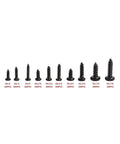 Handy 1000 Piece Assortment Kit Featuring M1 M1.4 M1.7 M2 Phillips Micro Screws with round heads for electronics assembly