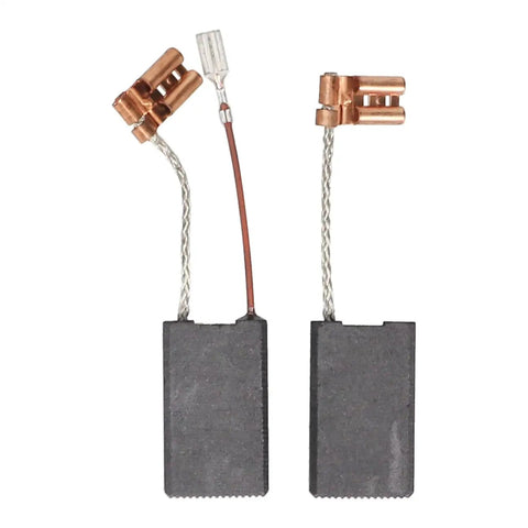 Straight Up Premium Carbon Brush Set For Pro Level Power Tools Exact Oem Part Number 1617000750 Made In Usa, showing two graphite motor brushes.