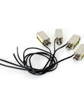 4 Pack 12V DC Push Pull Solenoid Valve Micro Magnetic Linear Actuator With 4mm Stroke Open Frame Electromagnet For DIY Projects