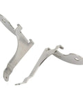 Left and right adjustable stainless steel chrome fog light mounting brackets for Mini R50 R52 R53 2001 to 2006 replacement