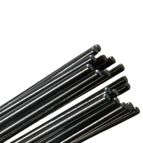 Pro Grade Pneumatic Needle Scaler For Heavy Duty Metal Prep, includes one set of nineteen needles, Model JAT 800 close-up view