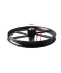 16 Inch Aluminum Alloy Wheel Hub With 16x1.75 Disc Brake Front Rim For F16 Electric Bike Scooter; side view