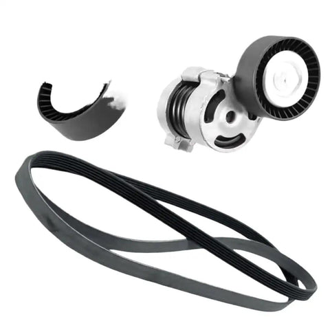 Fresh Fit Belt Tensioner Kit Works With BMW Replaces 11287524267 11281440378 11287631810 belt and pulley set