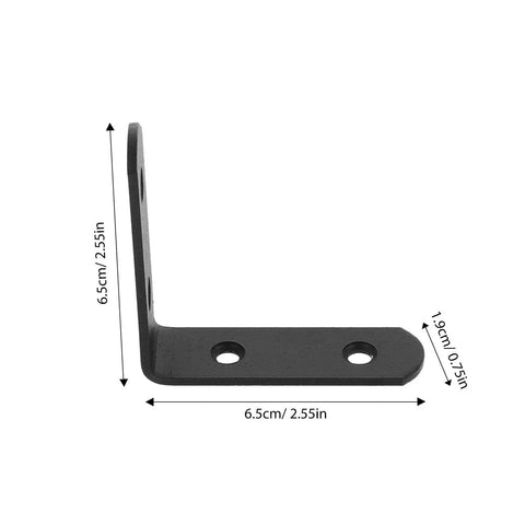 Stainless Steel Corner Brackets 12 Pack L Shaped Right Angle Shelf Braces For Wood Cabinets And Furniture Heavy Duty Easy Install