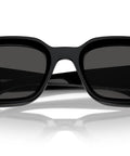 RB4395 Kiliane Sunglasses Square Black Frame Dark Grey Lenses 54mm Eco Friendly 65 Percent Bio Based Acetate Sustainable Dope Shades
