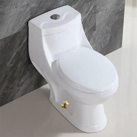 Hella Cute Mushroom Toilet Bolt Caps With Porcelain Screw Covers For Bathroom Decor No Sweat Install Two Piece Ceramic Bowl Hardware on white toilet.