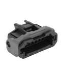Heavy Duty Six Pin Automotive Connector With Sheathed Wire Harness And Reinforced Contacts For Plug And Play Truck Cab Wiring No Headache Straight Up Reliable Fitment, showing detailed side view.