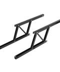 Must Have Lift Up Coffee Table Mechanism Set 38 By 16.5 Cm Pair in black metal with spring hinges for cabinets or desks