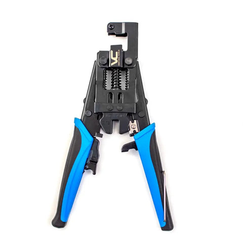 1 Punch Down Termination Tool For Vertical Cable Keystones Pro Grade Carbon Steel With Black Oxide Finish shown front view