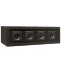 4 Way DJ Speaker System With 300 Watt Peak Power And 150 Watt RMS featuring four 3 inch piezo tweeters and black carpet finish