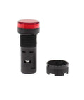 Energy Saving LED Indicator Light 110V AC DC 20mA Red Panel Mount for industrial equipment, 16mm mounting hole