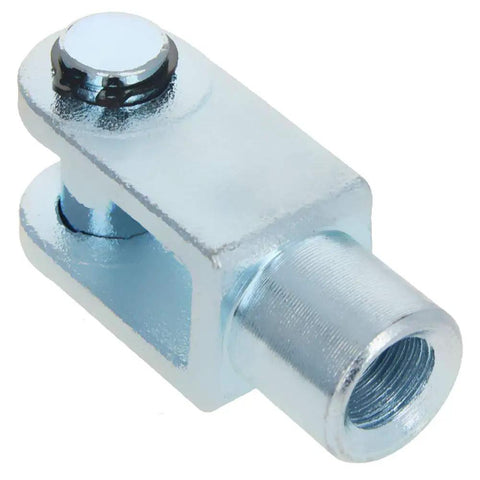 Two Pack Air Cylinder Rod With Clevis End, 78mm Length, M16x1.5 Female Thread, Y Connector, Durable Iron Construction, High Strength, Wear Resistant, Easy Install For Pneumatic Systems